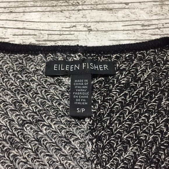 Eileen Fisher Open Front Cardigan Sweater Women’s S Wool Organic Linen. - Picture 10 of 11